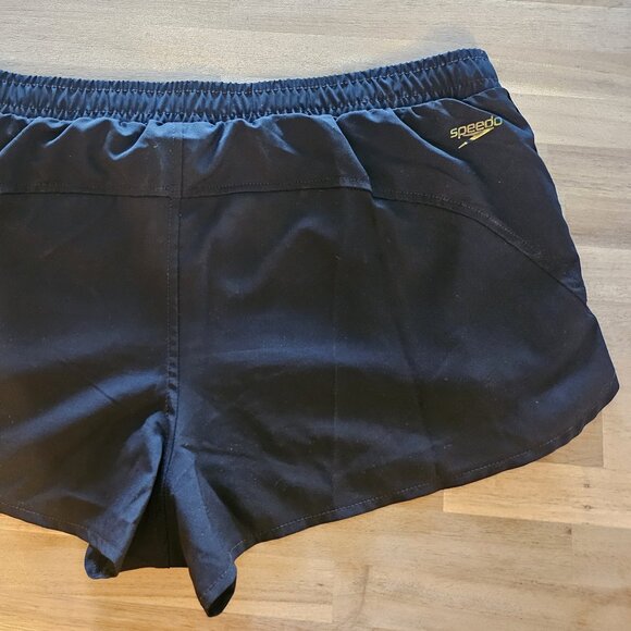 NWOT Speedo Women's Colorblock Swim Shorts - Black, Sz Lg - Picture 6 of 8